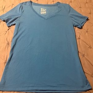 NIKE DRI-FIT BLUE V-neck “The Nike Tee” Size Medium